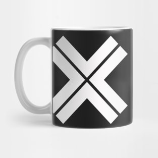 X-cross pattern_4 Mug